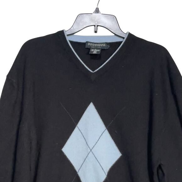 Men's Cashmere Sweater Argyle - Picture 6 of 8